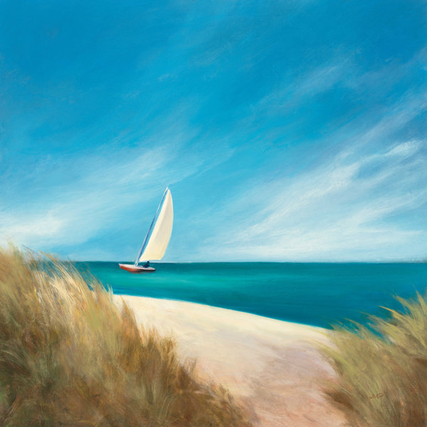 Rosecliff Heights Sunday Sail Wrapped Canvas Print Wayfair